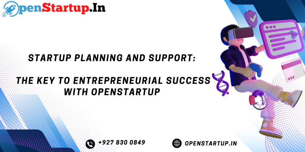 Startup Planning and Support