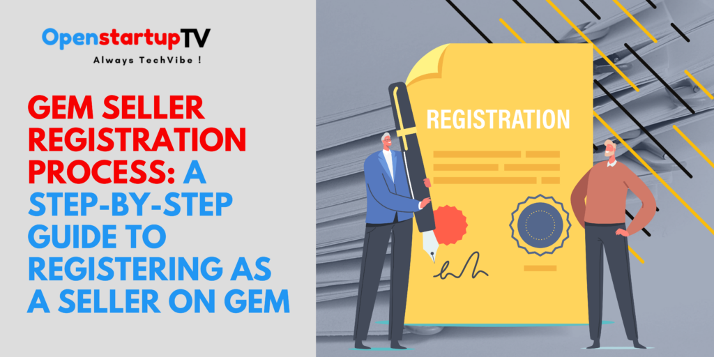 GeM Seller Registration Process